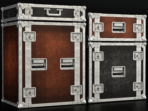  专业飞行箱 专业舞台箱3d模型 