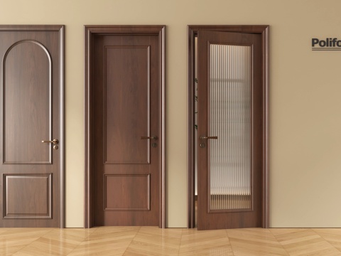 中古单开门 玻璃单开门 房门 卧室门 厨卫门su模型