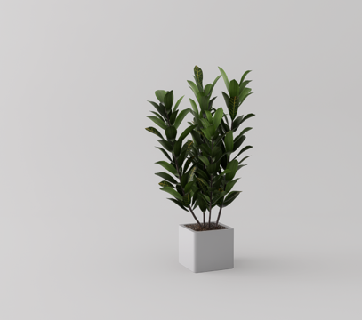 绿植盆栽su模型