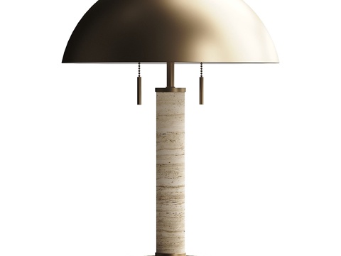  现代侘寂装饰台灯3d模型 