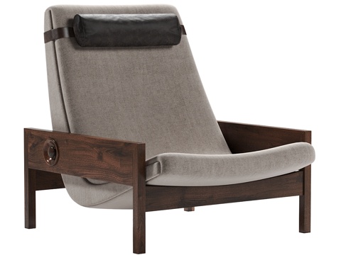  Sergio Rodrigues - Gio扶手椅 休闲椅3d模型 