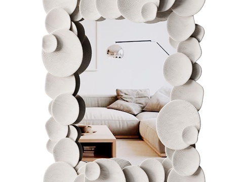 现代镜子su模型