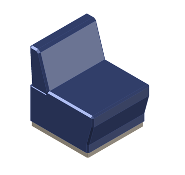 单人沙发 卡座沙发cad施工图