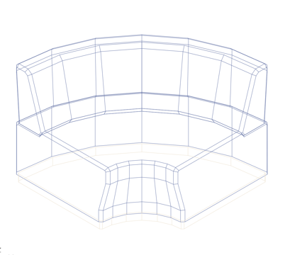 弧形沙发 转角沙发 单人沙发cad施工图