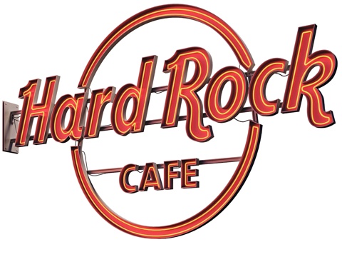  硬石咖啡馆霓虹灯招牌3d模型 