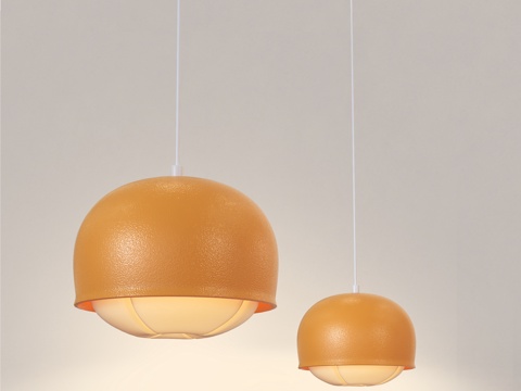  儿童房小吊灯现代小吊灯北欧小吊灯奶油风小吊灯卧室床头吊灯3d模型 