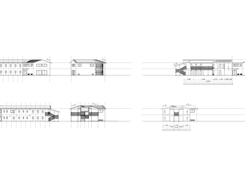 学校建筑 公共建筑 商业建筑图纸cad施工图