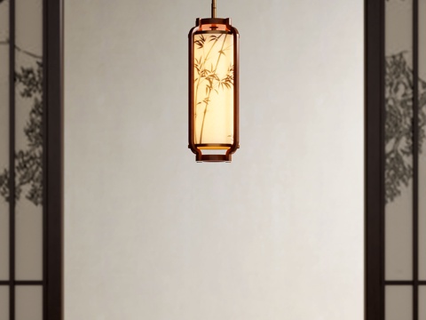 宋式吊灯 吊灯 装饰吊灯  小吊灯  艺术吊灯su模型