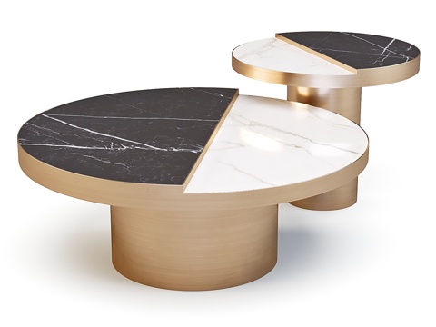 艾克霍尔茨Excelsior咖啡桌与边几3d模型