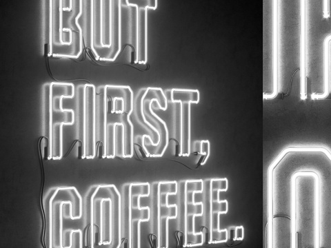  灯光模块套装36.霓虹灯3d模型 