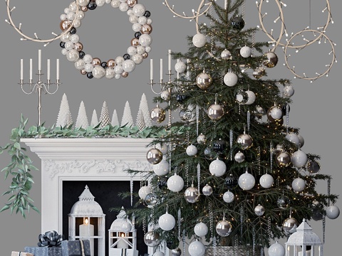  圣诞树 圣诞美陈3d模型 