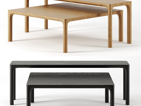 Nau设计的Molloy咖啡桌3d模型