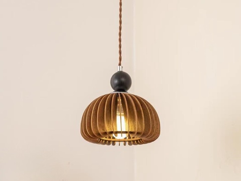 中古小吊灯 装饰灯su模型