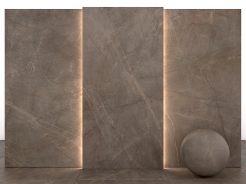  大理石纹天鹅绒3d模型 