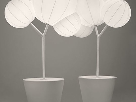 网红发光艺术装置 室外网红装置凳子 网红艺术装置云朵su模型