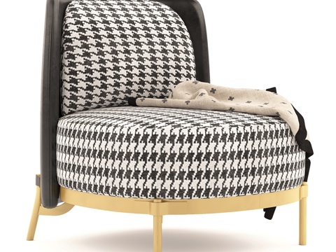  Minotti Tape扶手椅3d模型 