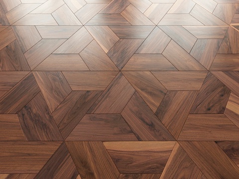  Coswick木地板，梯形3d模型 