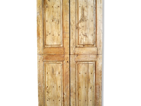 复古柚木农舍门3d模型