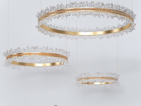 Kink Light 400 600 800枝形吊灯3d模型