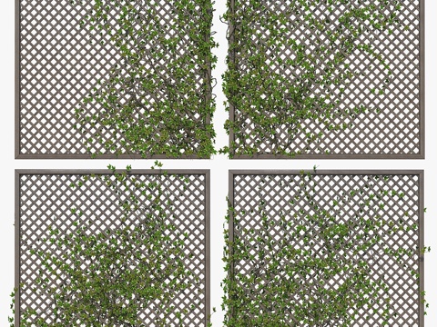  常春藤围栏v63d模型 