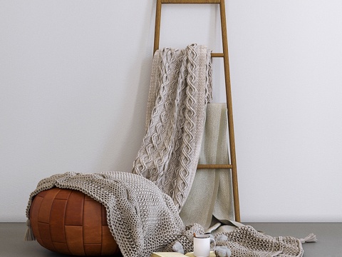 格纹装饰套装3d模型