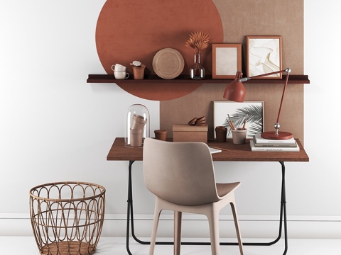  宜家家庭办公室3d模型 