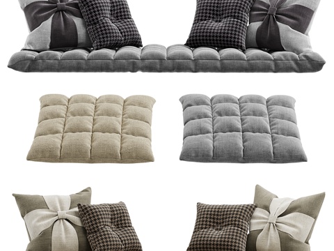  坐垫套装43d模型 