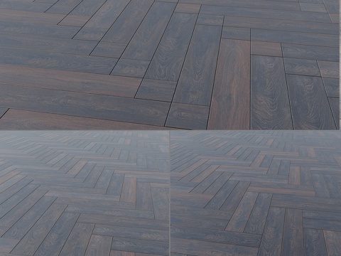  地板复合地板323d模型 