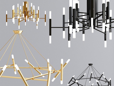 Le Petite与北欧吊灯系列3d模型