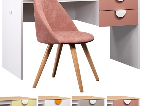 儿童桌Milna沙发3d模型