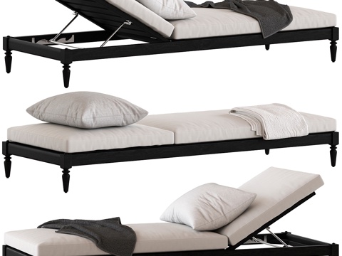  Coco Republic Penthurst户外日光躺椅3d模型 