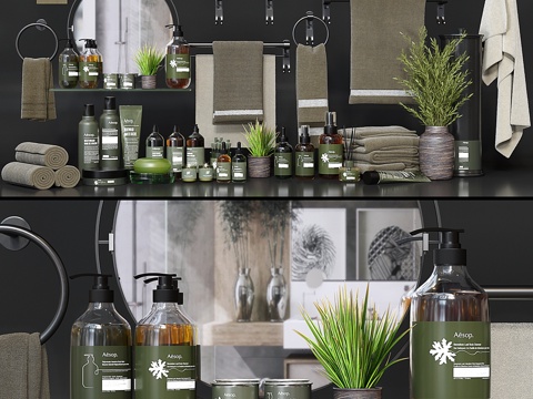 Collaction卫浴配件系列33d模型