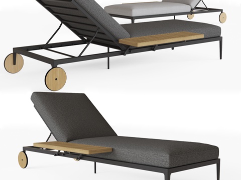  格洛斯特躺椅3d模型 