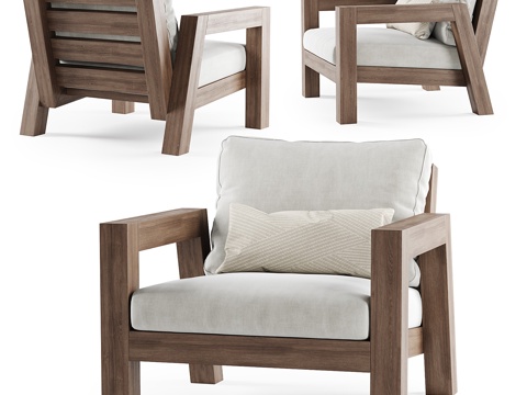  Piet Boon设计Lars扶手椅3d模型 