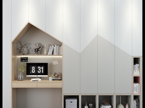  儿童家具 02233d模型 