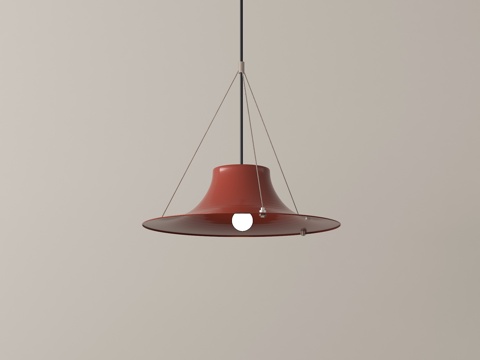 现代吊灯 金属su模型