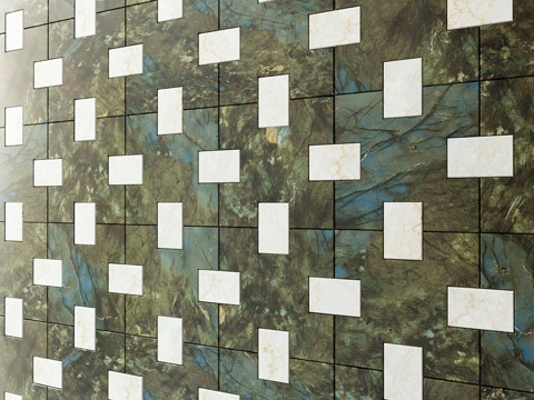  Madique工厂大理石墙砖3d模型 