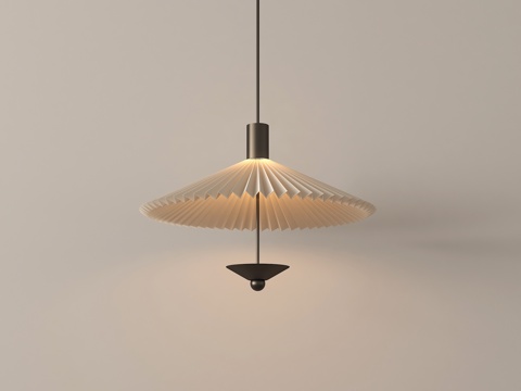  侘寂吊灯3d模型 