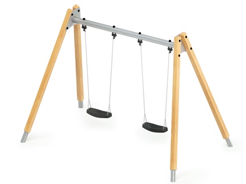  双人秋千 Kompan 户外玩乐设备3d模型 