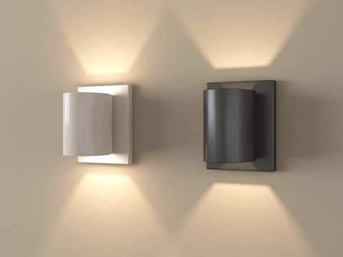 现代壁灯 床头壁灯 阅读壁灯 床头壁灯su模型