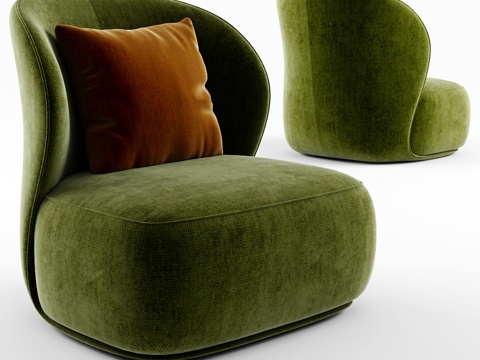  La Pipe休闲椅3d模型 