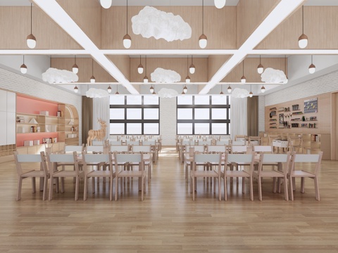 学校教室  幼儿园教室  美工陶艺室su模型