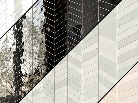  英式陶瓷地砖人字纹4款3d模型 