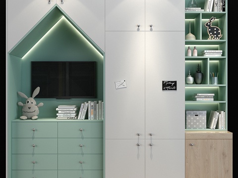  儿童家具02103d模型 