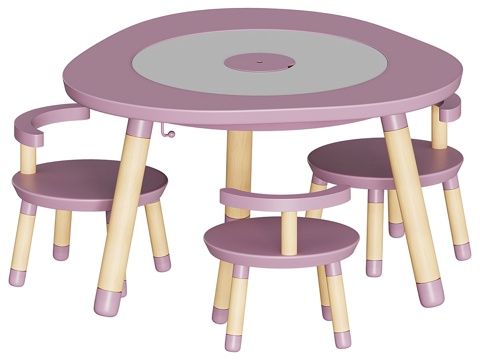  MUTable儿童游戏桌3d模型 