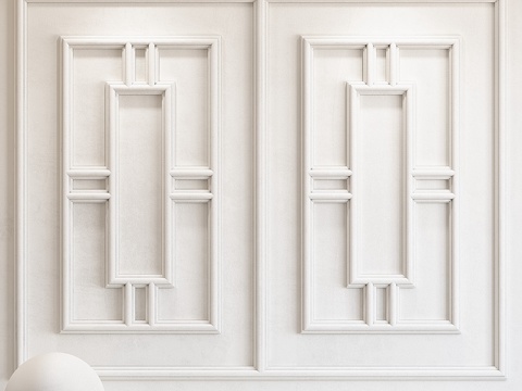  装饰灰泥带装饰线条 473d模型 