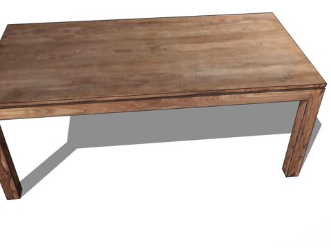 茶几 实木茶几su模型