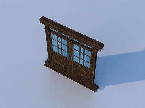  窗户 门窗 构件3d模型 