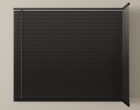 现代百叶帘 窗帘 卷帘su模型