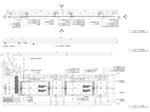宣传栏详图cad施工图